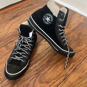 CUSTOM CHUCK TAYLOR CONVERSE SHERPA BOOTS!!!